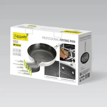 Tigan profesional Maestro MR-1224-26, 26 cm, argjend