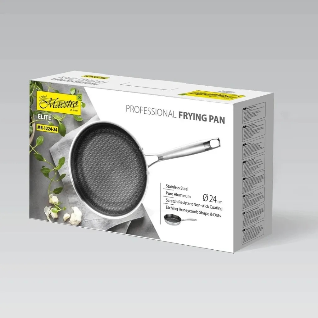 Tigan profesional Maestro MR-1224-28, 28 cm, argjend - 1