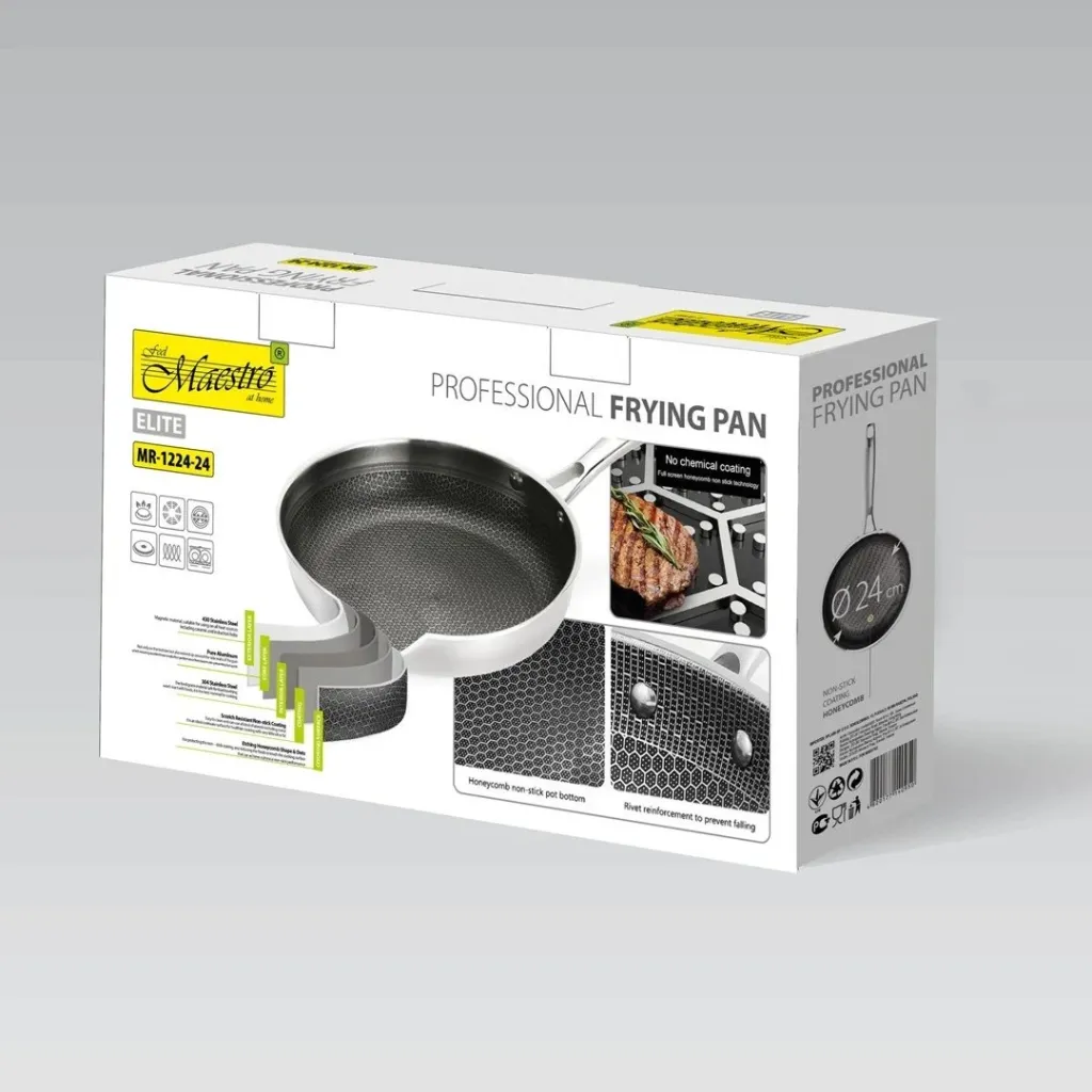 Tigan profesional Maestro MR-1224-28, 28 cm, argjend - 7