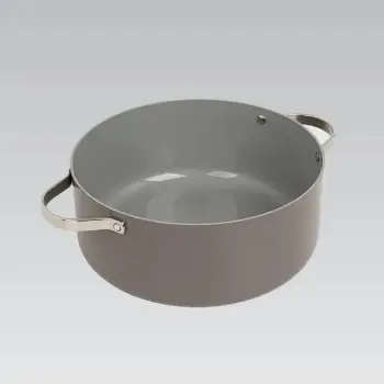 Tenxhere Maestro MR-4009-28 me kapak, 7L, 28cm, Alumini, Gri