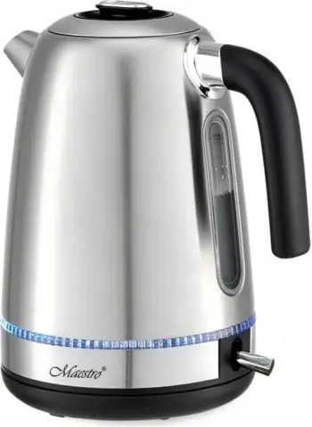 Vello elektrike Maestro MR-050, 1.7L, çelik inox, argjendtë