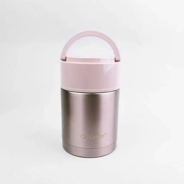 Termos për ushqim Maestro, 800ml, rozë - 1