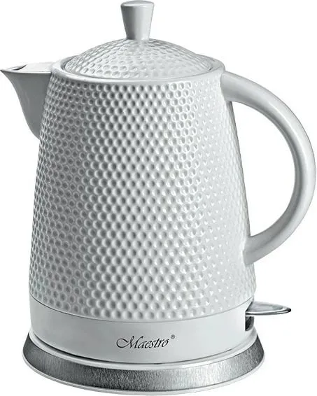 Çajnik elektrik Maestro MR-069, 1,5 l, bardhë - 2