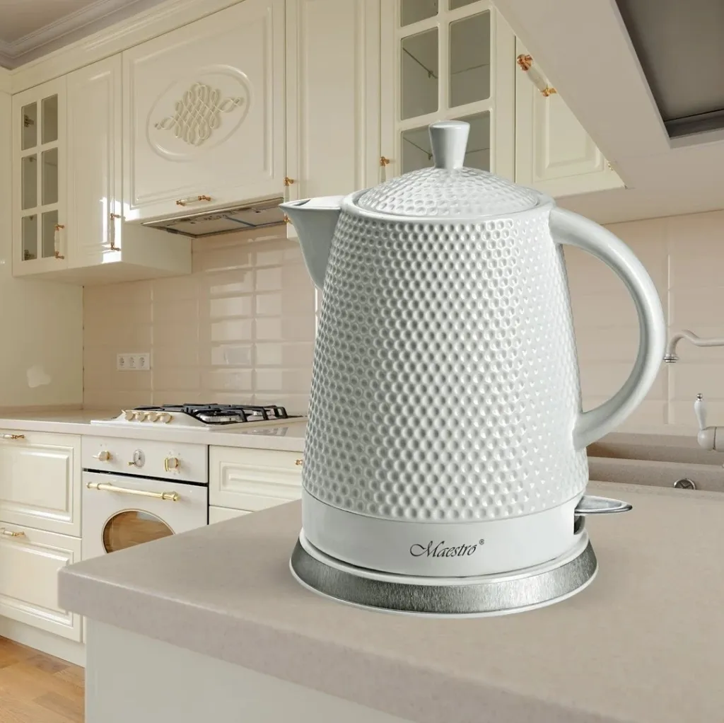Çajnik elektrik Maestro MR-069, 1,5 l, bardhë - 5