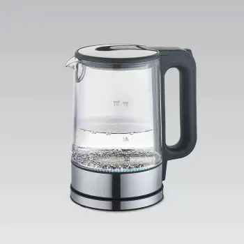 Ibrik elektrik Maestro MR-053, 1.7L, 2200W, xham, zi, transparent
