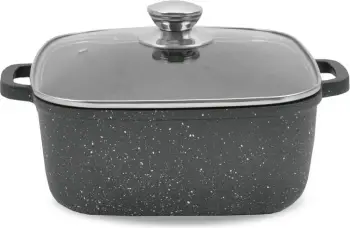 Tenxhere Maestro MR-2828 me kapak, 28 cm, 8 L, e zezë