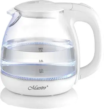 Ibrik elektrik Maestro MR-055, 1L, 1100W, Bardhë