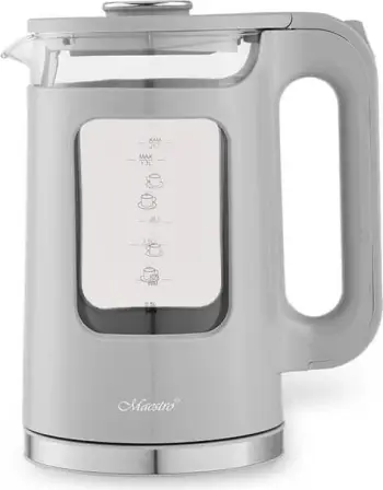Çajnik elektrik Maestro MR-065, 1.7L, 2200W, Gri