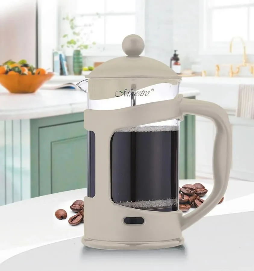 French press Maestro MR-1665, 800 ml, Ivory - 2