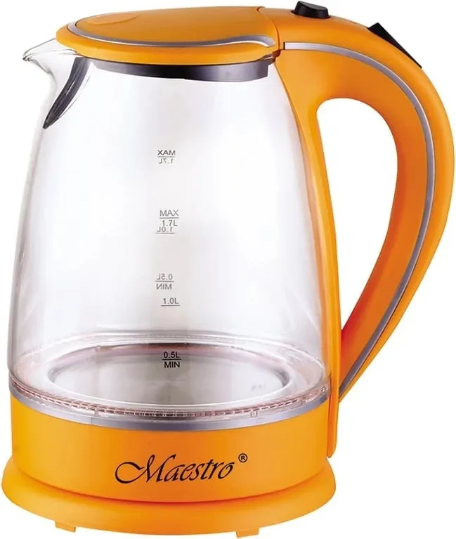 Çajnik elektrik Maestro MR-064, 1.7L, portokalli - 1