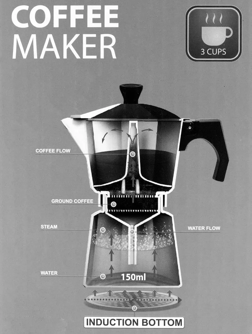 Makina për kafe për 6 filxhanë MR-1667-6 MAESTRO - 17