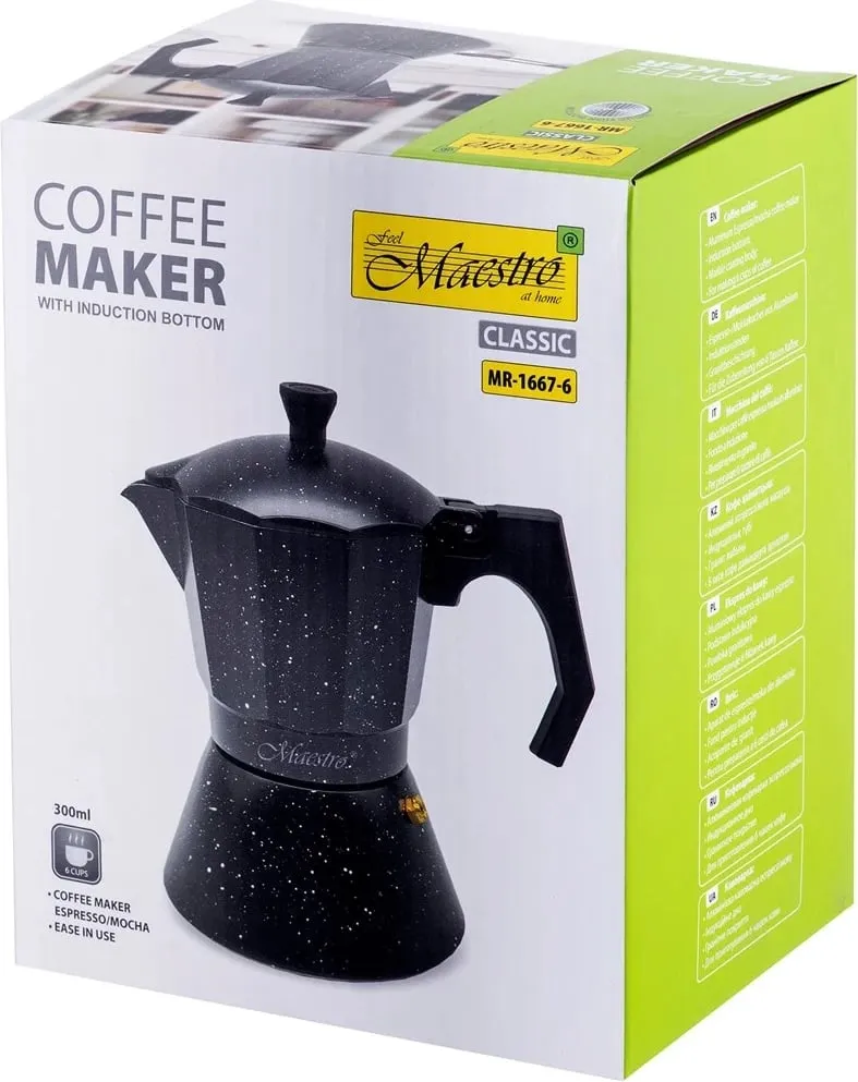 Makina për kafe për 6 filxhanë MR-1667-6 MAESTRO - 26