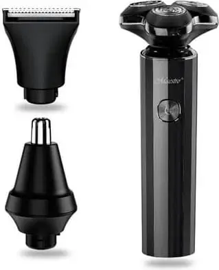 Makinë rroje Maestro MR-676 3-në-1, me trimmer, USB Type-C, e zezë