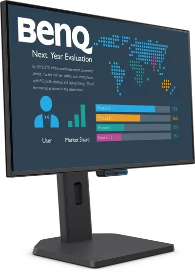 Monitor BenQ, 23.8", Full HD 1080p, USB C, i zi - 1