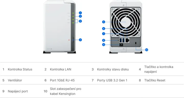 Server Synology DiskStation DS223j - 8