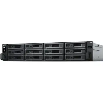 Kasë Synology RX1223RP, HDD/SSD, 2.5/3.5", Serial ATA, Hot-swap, Ngjyrë e zezë