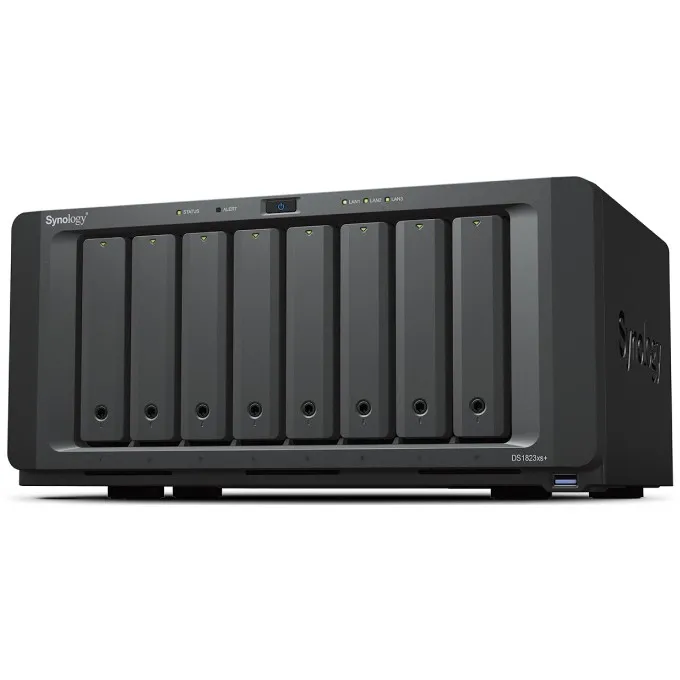 NAS Synology DiskStation DS1823XS+, Tower, AMD Ryzen, 8 GB, 144 TB - 1