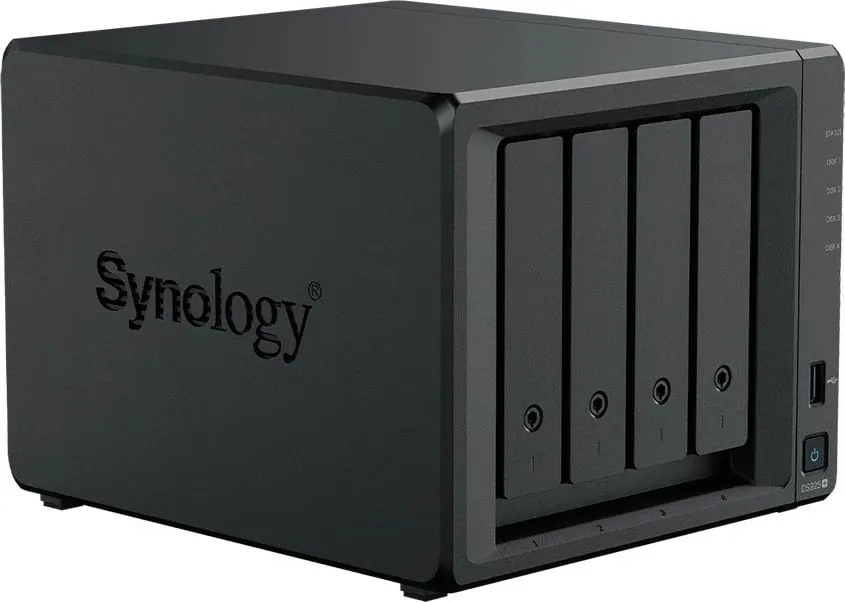 NAS server Synology DiskStation DS925+, Ryzen Embedded V1500B, 4 GB DDR4, 0 TB, Zi - 4