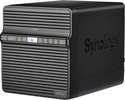 Server NAS Synology DiskStation DS423, 4 vende për disqe, gigabit LAN, i zi - 1