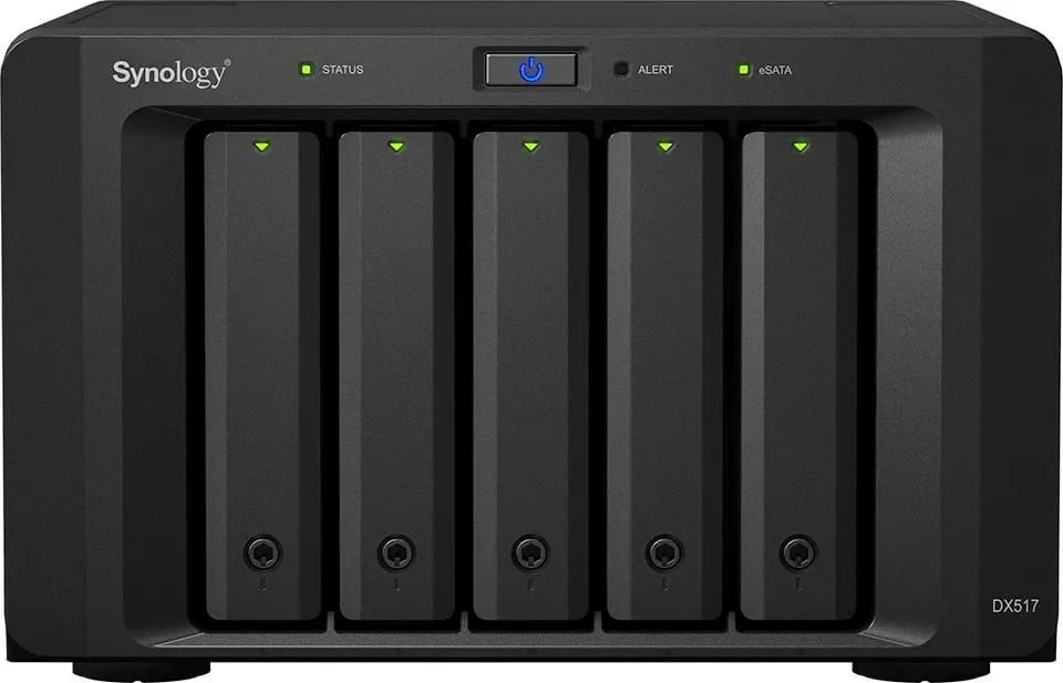 Njësi zgjerimi Synology DX517, Desktop, 80 TB, e zezë - 1