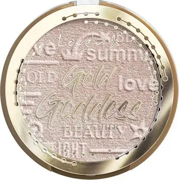 Highlighter për fytyrë Lovely Gold Goddess, i pjekur, efekt shkëlqyes, ngjyrë ari