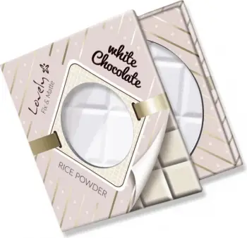Pudër kompakte Lovely White Chocolate Rice Powder