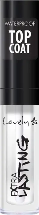 Top Coat për buzë Lovely WATERPROOF, 6 ml
