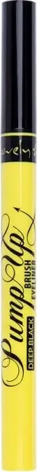 Eyeliner me brushë Lovely Pump Up, Deep Black, për qepalla, i zi intensiv