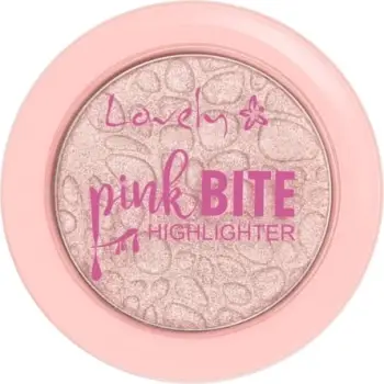 Pudër shkëlqyese për fytyrë Lovely Pink Bite , 3.2g