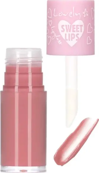Lip gloss Lovely Sweet Lips 2,6ml, gjysmë transparent, nude