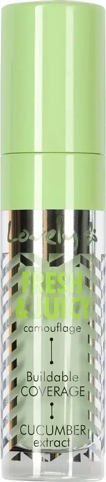 Korrektor fytyre Lovely Fresh and Juicy Camouflage 3, mbulim i lartë, 4.5 g, i bardhë