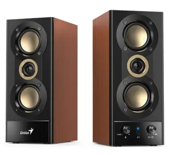 Altoparlantë Genius SP-HF800BT, i zi/artë