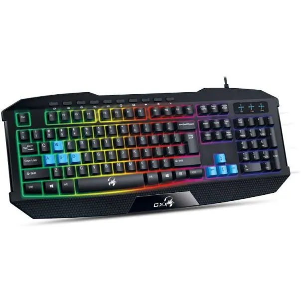 Tastierë Genius Scorpion K215, USB, e zezë - 1