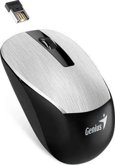 Maus Wireless Genius Mouse NX-7015, i argjendë - 1
