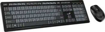 Set tastierë dhe maus Genius Smart KM-8200, Wireless, Optik, e zezë