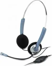 Kufje Genius HS-02B, të kaltra/ argjendta