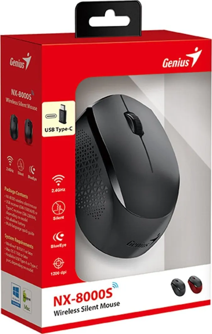 Maus Wireless Genius NX-8000S, i zi - 2