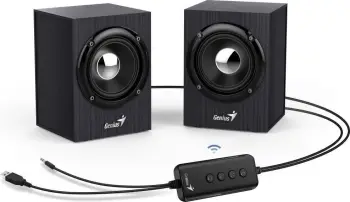 Altoparlant për kompjuter Genius SP-HF385BT 2.0, të zi