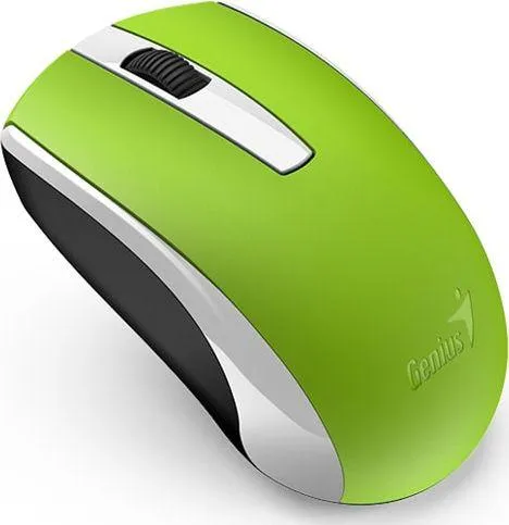 Maus Genius ECO-8100, wireless, USB, i gjelbërt - 1