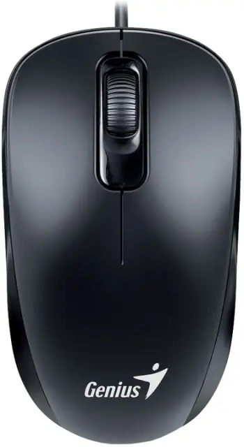 Maus Genius DX-110, me kabllo, PS/2, i zi
