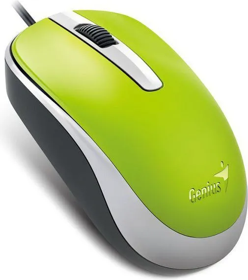 Maus Genius DX-120, me kabllo, USB, i gjelbërt - 1