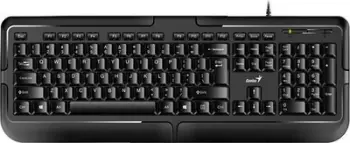 Tastierë Genius KB-118, me kabllo, CZ + SK, e zezë