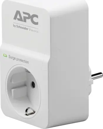 Prizë mbrojtëse nga shkarkesat elektrike APC Essential SurgeArrest PM1W-GR, e bardhë