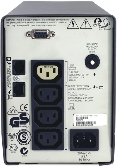 Furnizues APC Smart - UPS SC 620VA - 2