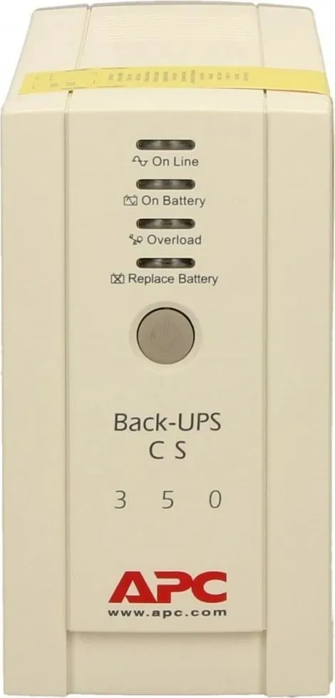 UPS APC Back-UPS CS 350, BK350EI, bezhë - 2