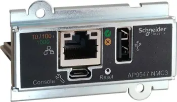 Kartë menaxhimi rrjeti APC AP9547 për UPS, për Easy UPS 3 fazor, e zezë