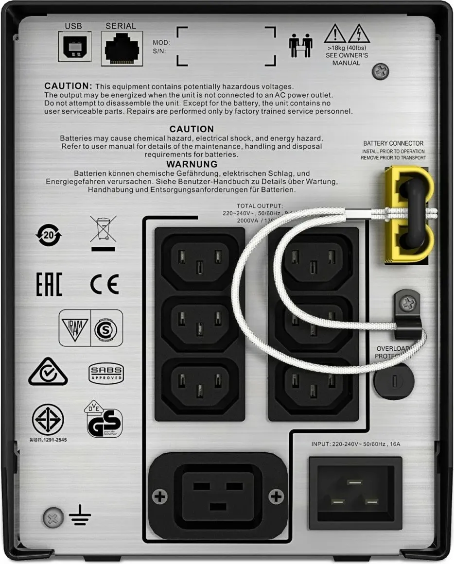 UPS APC Smart-UPS C SMC2000I, 2000VA 1300W, LCD, i zi - 2