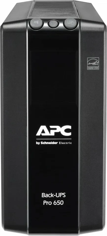 UPS, APC, Back-UPS Pro BR650MI, LCD, 6 dalje, AVR, USB, e zezë - 1