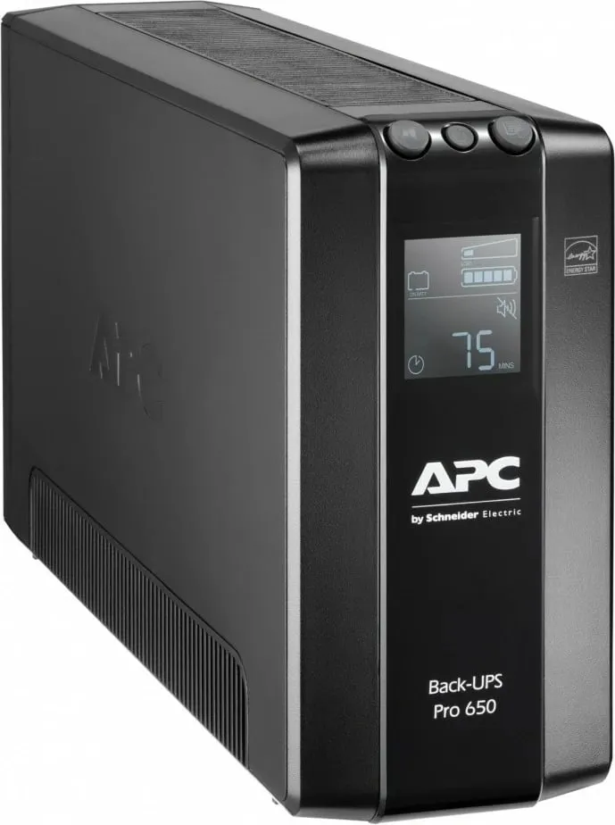 UPS, APC, Back-UPS Pro BR650MI, LCD, 6 dalje, AVR, USB, e zezë - 4