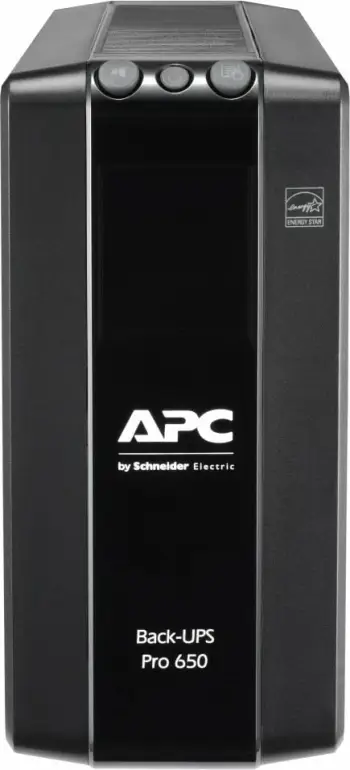 UPS, APC, Back-UPS Pro BR650MI, LCD, 6 dalje, AVR, USB, e zezë